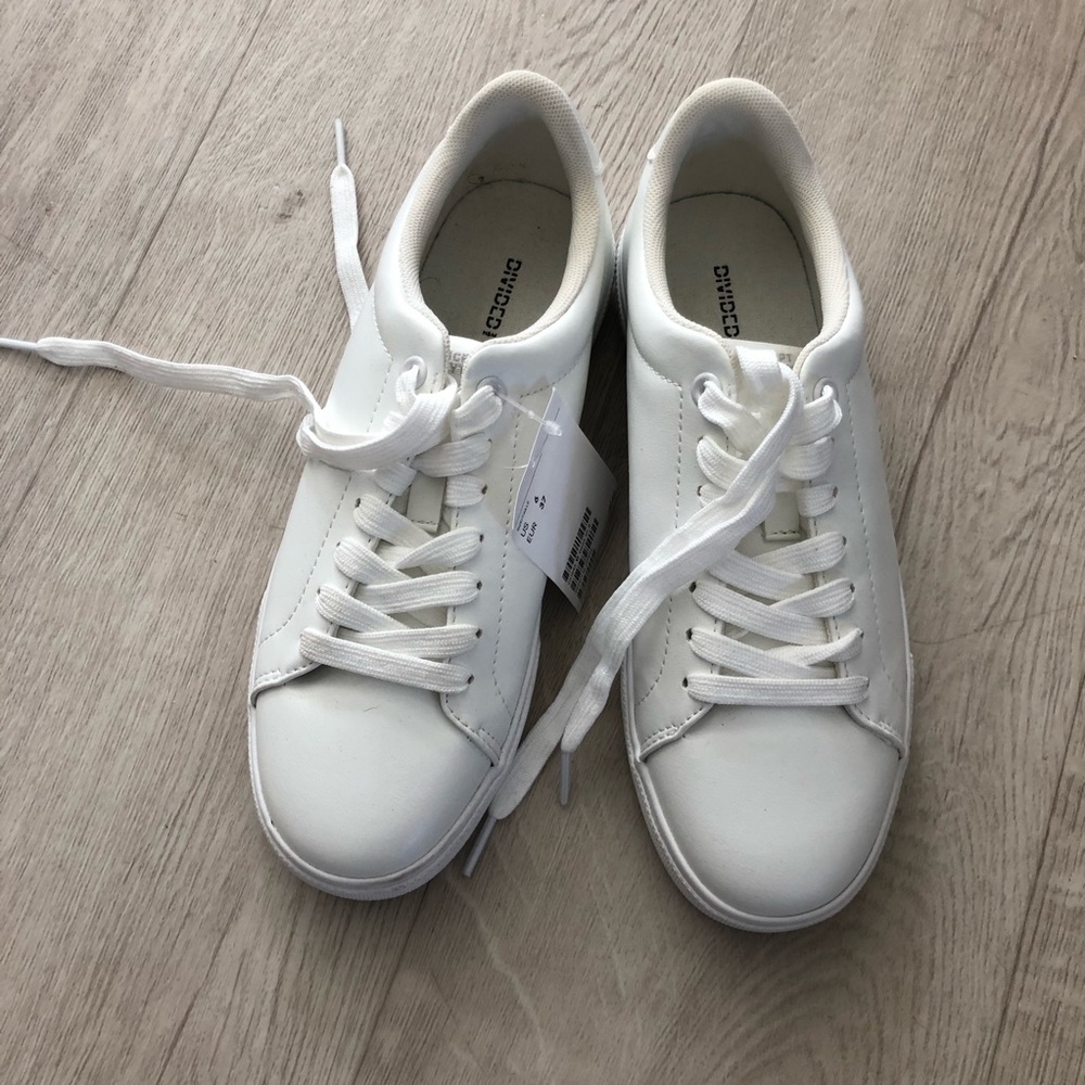 NWT White Sneakers Size 6